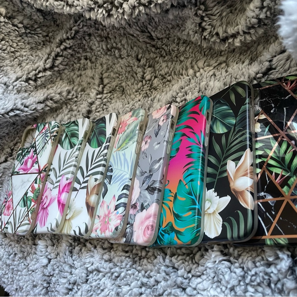 iPhone 12 Pro Floral Marble Phone Cases Bundle Lot Set